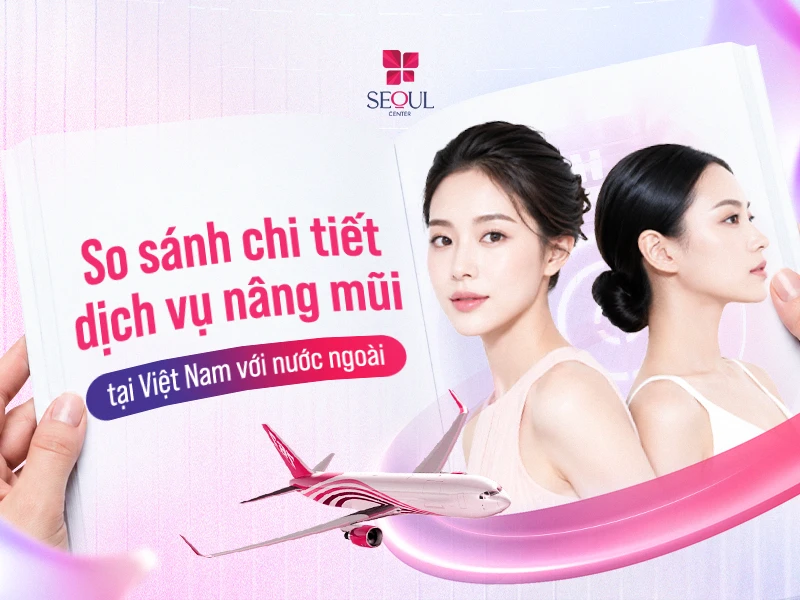 So sánh chi tiết dịch vụ nâng mũi tại Việt Nam với nước ngoài
