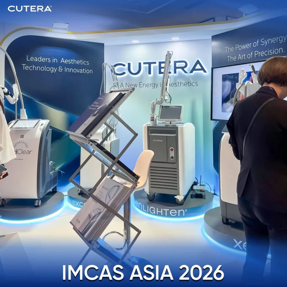 Rất nhiều công nghệ được bày trí tại sự kiện IMCAS Asia 2026