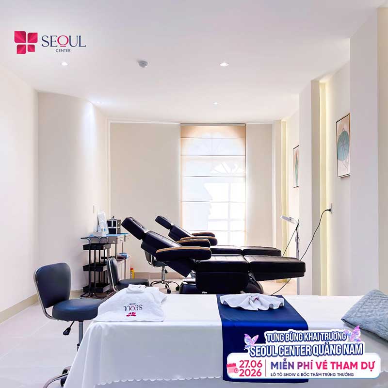 Phòng trị liệu chuẩn clinic, sang trọng, tiện nghi
