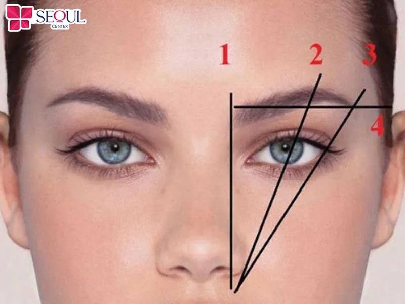 Tạo 3 điểm chính của chân mày sẽ giúp bạn kẻ được dáng mày đẹp như ý