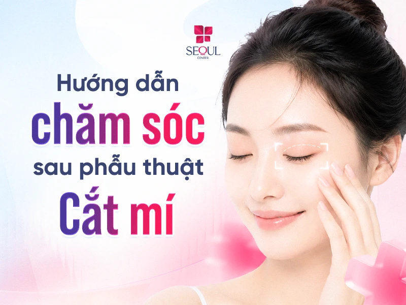 Hướng dẫn chăm sóc sau phẫu thuật Cắt mí 