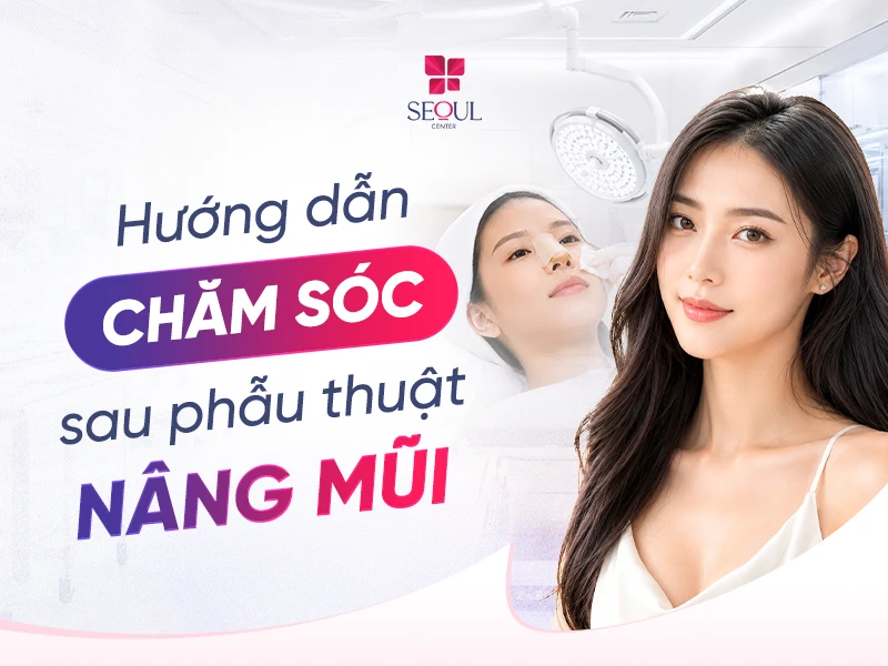 Hướng dẫn chăm sóc sau phẫu thuật Nâng mũi 