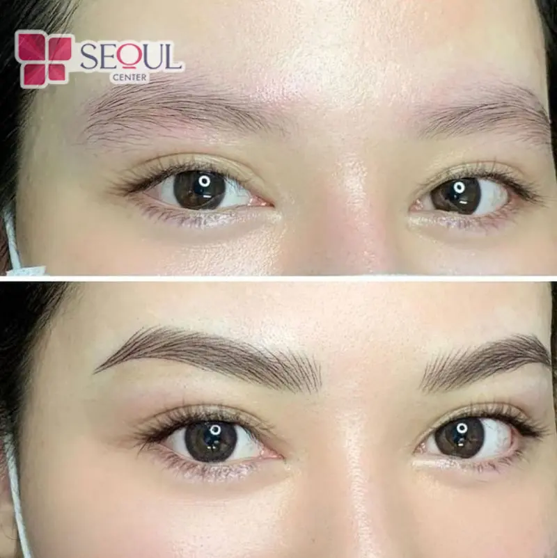 Sự thay đổi rõ rệt của hàng chân mày giúp gương mặt trở nên tươi tắn và cuốn hút