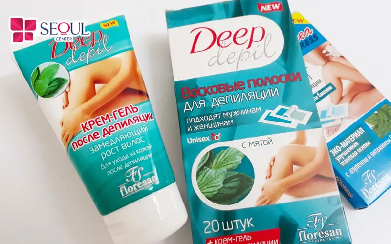 Kết cấu gel mỏng nhẹ là điểm nổi bật giúp Deep Depil thuận tiện sử dụng trên vùng da vừa loại bỏ lông.
