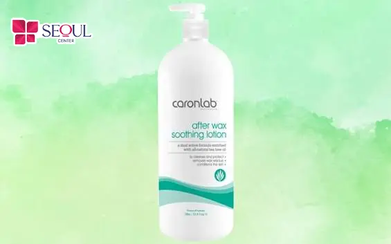 Caron Lab gây chú ý với dung tích 1 lít cùng hai lựa chọn hương xoài và trà xanh, thích hợp cho nhu cầu dưỡng da kết hợp massage sau tẩy lông.