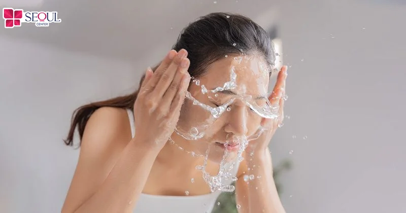 Bạn nên rửa mặt thật sạch trước và sau khi thoa Vaseline