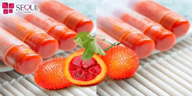 Dầu gấc chứa nhiều dưỡng chất nên khi dùng làm son dưỡng môi sẽ luôn tươi tắn, ẩm mượt tự nhiên