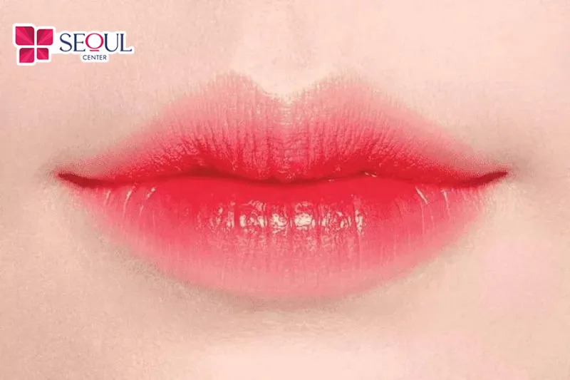 Dáng môi cong tự nhiên mang nét kiêu kỳ và vô cùng thanh tú