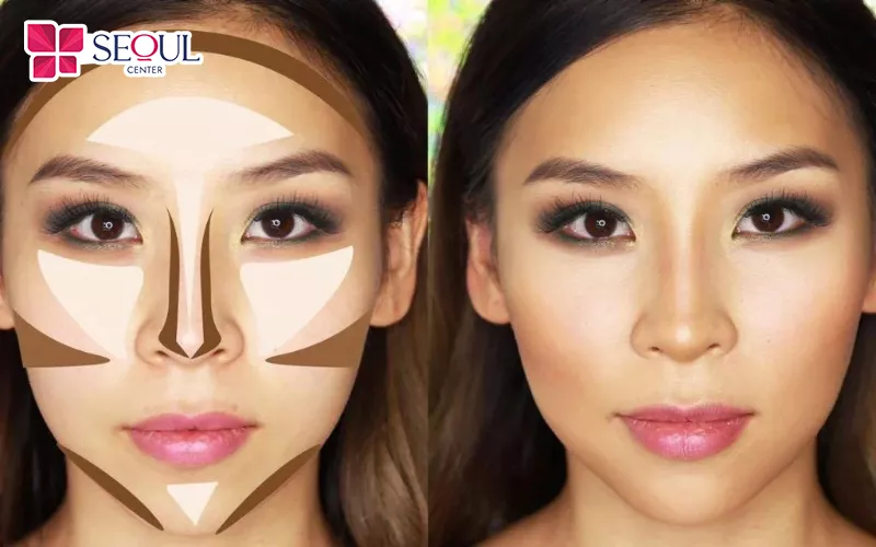 Tạo khối là phương pháp cải thiện mũi xấu đơn giản nhưng đòi hỏi kỹ thuật trang điểm cao