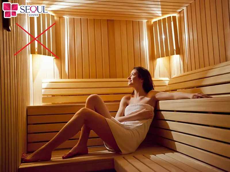 Sau khi thực hiện Rejuran S – PN Tăng Sinh không nên xông hơi