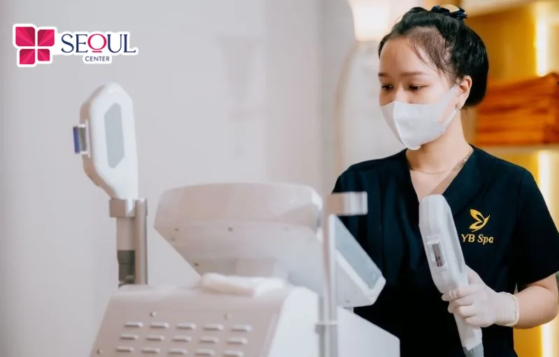 Yb Spa ứng dụng công nghệ làm lạnh sâu giúp quá trình triệt lông diễn ra dịu nhẹ