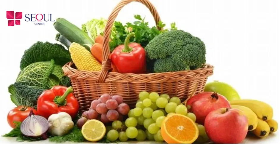 Bổ sung rau củ quả để hỗ trợ làm lành vết thương vùng tiêm filler nhanh hơn
