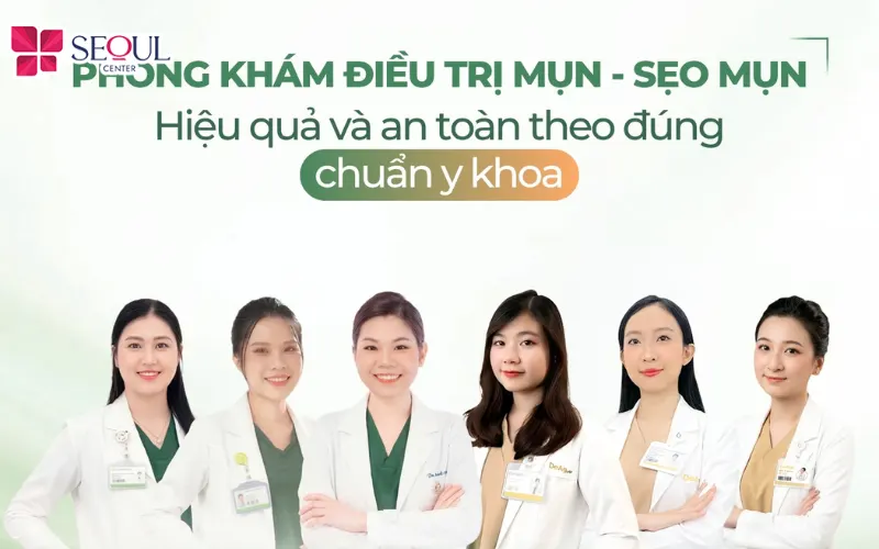 Phòng khám sở hữu đội ngũ bác sĩ chuyên khoa da liễu giúp điều trị mụn, sẹo mụn hiệu quả an toàn