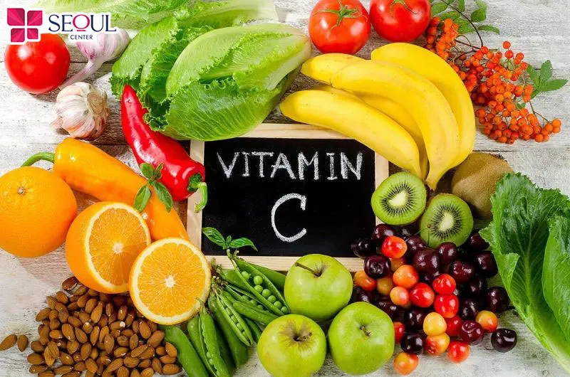 Bổ sung trái cây giàu Vitamin C giúp da mau lành và màu mực lên tươi tắn