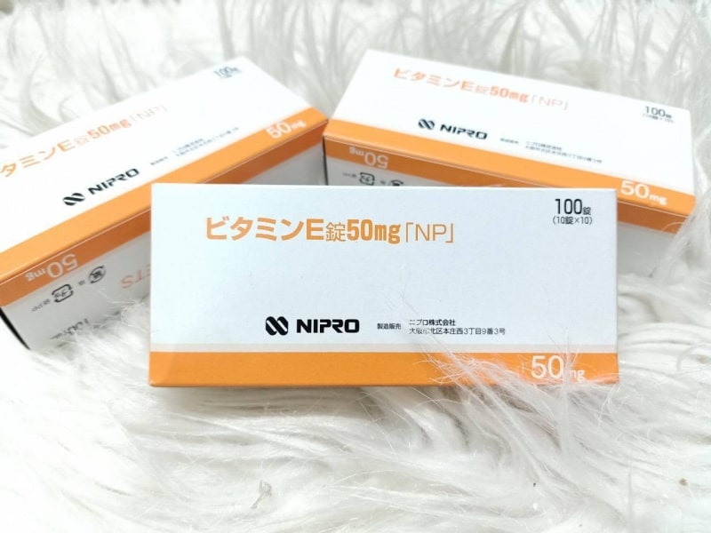 Vitamin E Nipro có chứa axit béo và axit silicic
