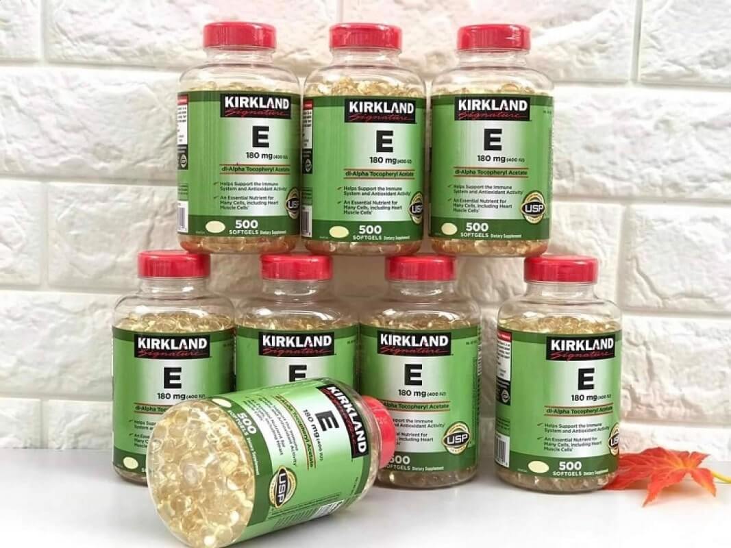 Vitamin E nguyên chất từ hãng Kirkland