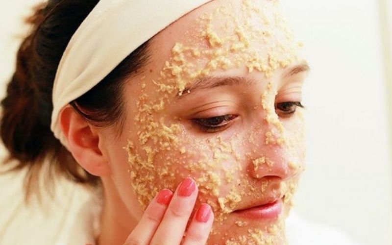 Mặt nạ bột yến mạch giúp da sạch mụn hiệu quả