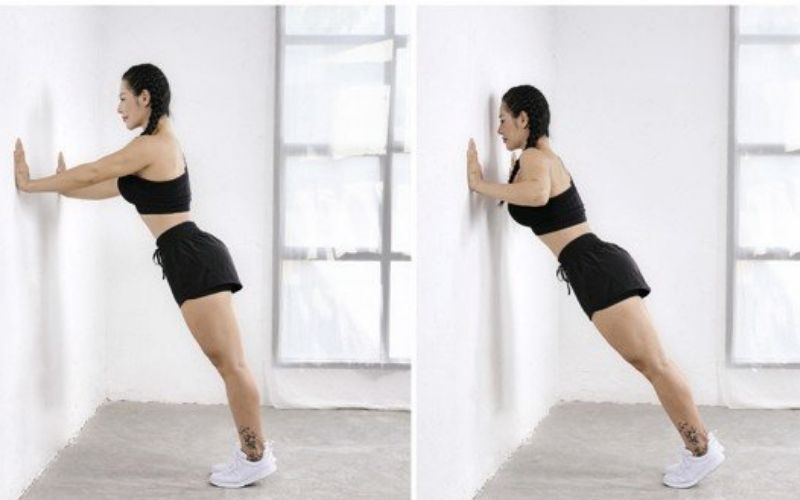 Bài tập chống đẩy trên tường đơn giản nhất để giúp vòng 1 căng tràn