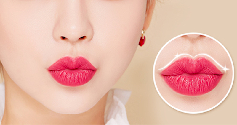 Tạo hình môi trái tim bằng phương pháp tự nhiên có chi phí khá thấp