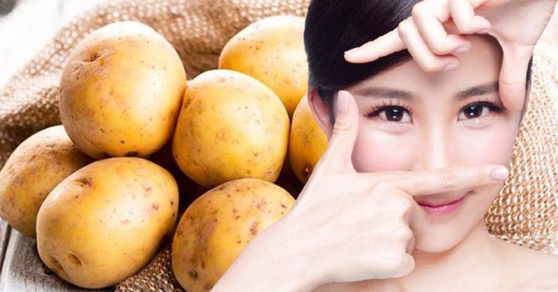 Khoai tây đắp lên mắt cho hiệu quả trị bọng mắt tuyệt vời