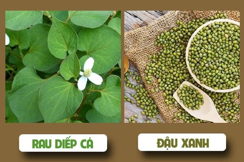 Mặt nạ diếp cá và đậu xanh không chỉ trị mụn mà còn dưỡng ẩm cho da