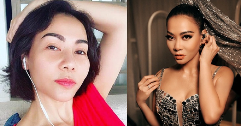 Ca sĩ Thu Minh trông cá tính, sắc sảo với đôi gò má cao
