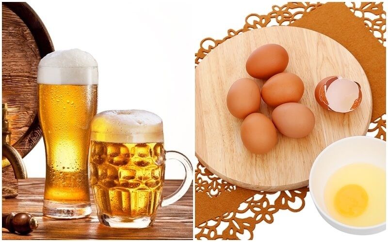 Công thức giúp phục hồi tóc hư tổn từ bia
