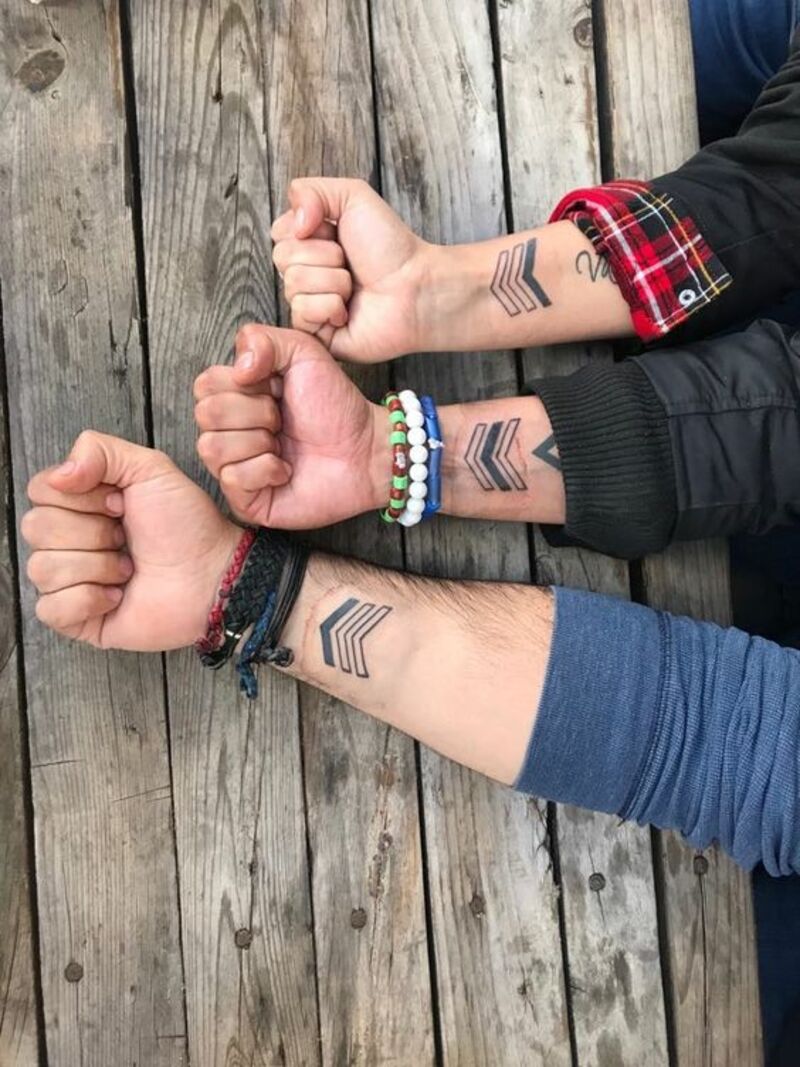 Những hình xăm mũi nhọn cũng là đặc trưng phong cách Blackwork