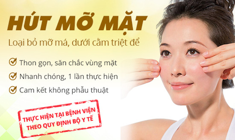 Hút mỡ mặt bằng công nghệ cao có giá giao động từ 20 – 60 triệu đồng
