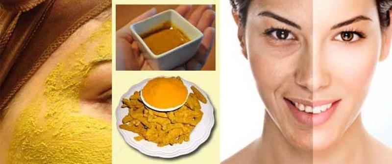 Mặt nạ làm từ tinh bột nghệ và sữa chua giúp làn da trắng hồng tự nhiên