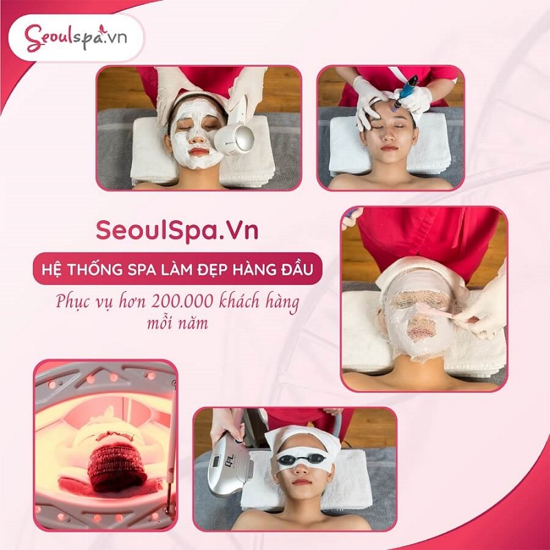 Seoul Spa cung cấp đa dạng các dịch vụ làm đẹp