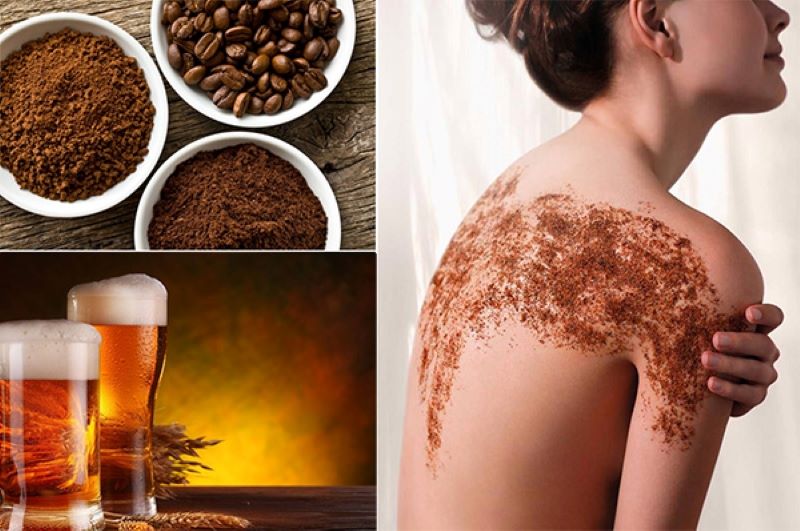 Tắm trắng bằng bia với cà phê