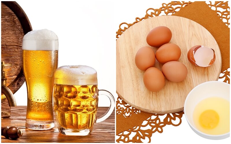 Bia và trứng gà có thể giúp nâng tông da hữu hiệu mà bạn có thể thử Bia và trứng gà có thể giúp nâng tông da hữu hiệu mà bạn có thể thử