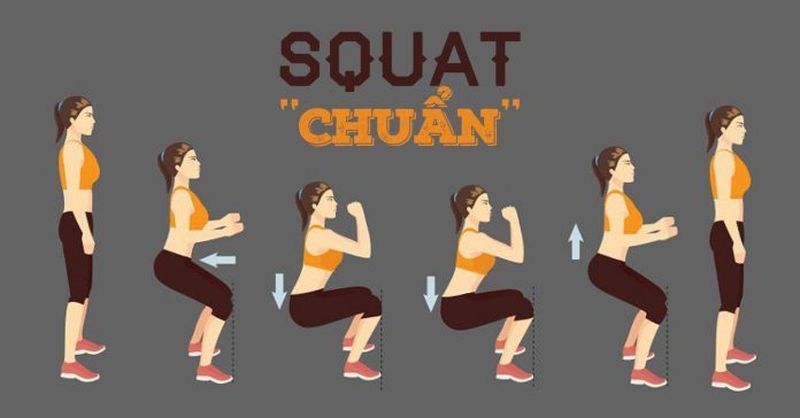 Squat là bài rèn luyện vòng 3 giúp bạn có thể sở hữu bờ mông đầy quyến rũ