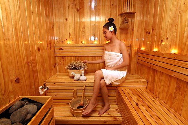 Xông hơi giúp giải tỏa những căng thẳng, stress công việc
