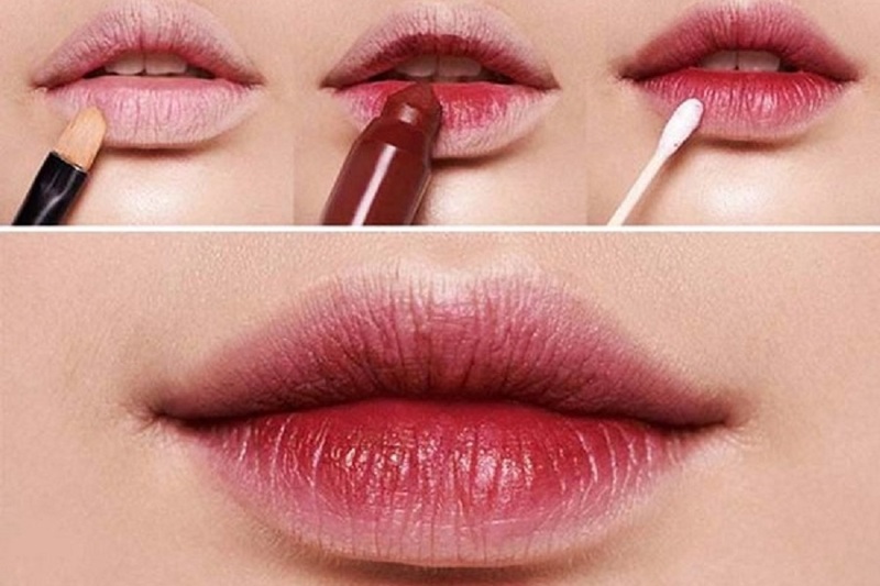 Trang điểm giúp khắc phục tình trạng đôi môi dày hiệu quả