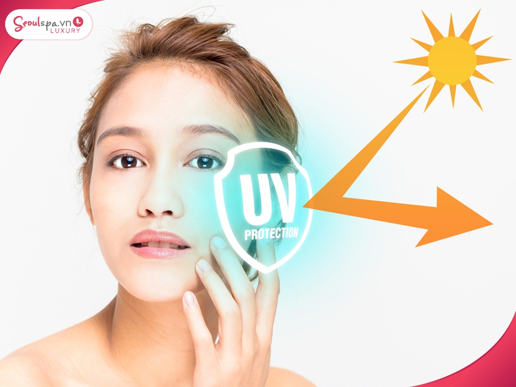 Che chắn, bảo vệ da bằng kem chống nắng trước khi ra ngoài