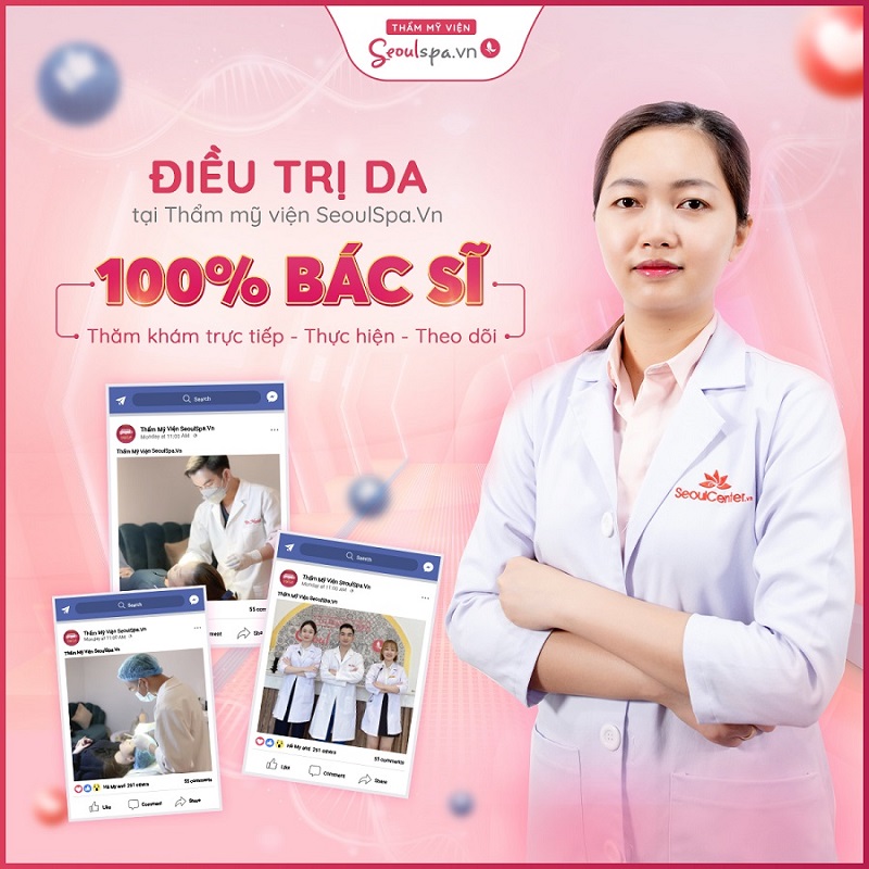 Đội ngũ bác sĩ Seoul Spa luôn tận tâm với khách hàng