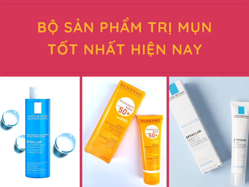Dùng chung một bộ sản phẩm trị mụn sẽ hạn chế được tình trạng kích ứng cho không tương thích thành phần