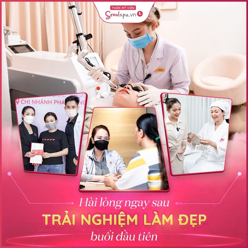 Hầu hết khách hàng đến SeoulSpa.Vn đều hài lòng với mức giá, ưu đãi và những chính sách bảo hành