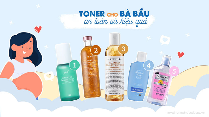 Dùng đúng loại toner là bí quyết để có một làn da đẹp và thai kỳ khỏe mạnh