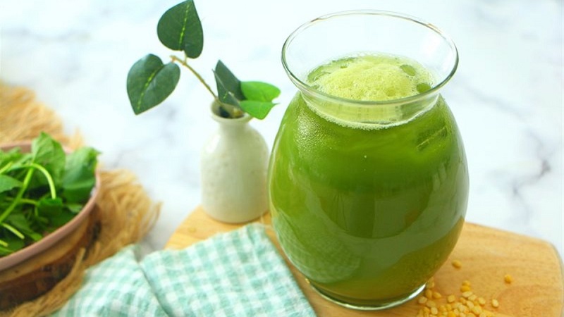 Nên bổ sung nước rau má vào thực đơn giảm cân theo chế độ Dash diet