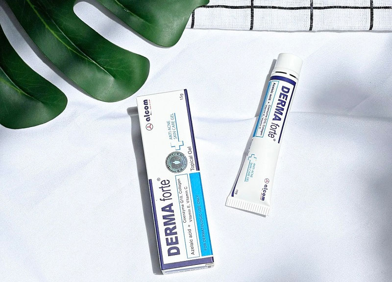 Derma Forte giúp ức chế sự hình thành của vi khuẩn gây mụn