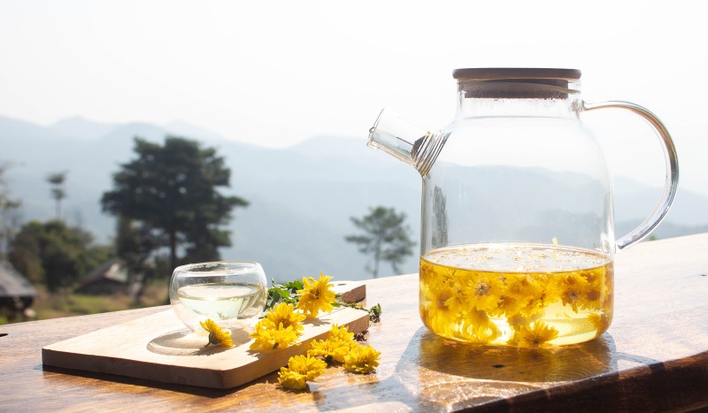 Trà hoa cúc cực kỳ tốt cho sức khỏe mẹ bầu
