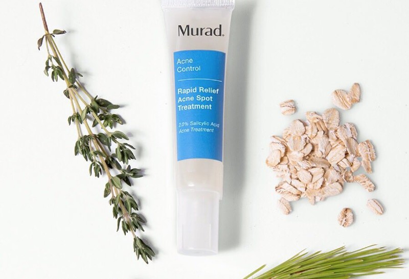 Trị mụn nhanh chóng tại nhà bằng sản phẩm kem Murad Rapid Relief Acne Spot Treatment