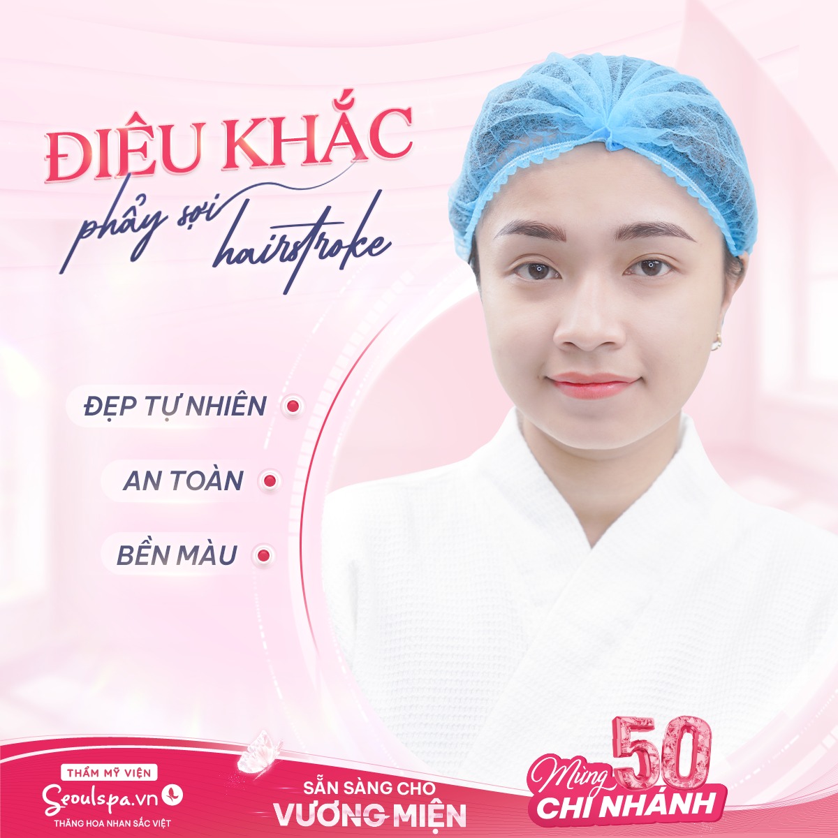 Điêu khắc phẩy sợi hairstroke đẹp tự nhiên