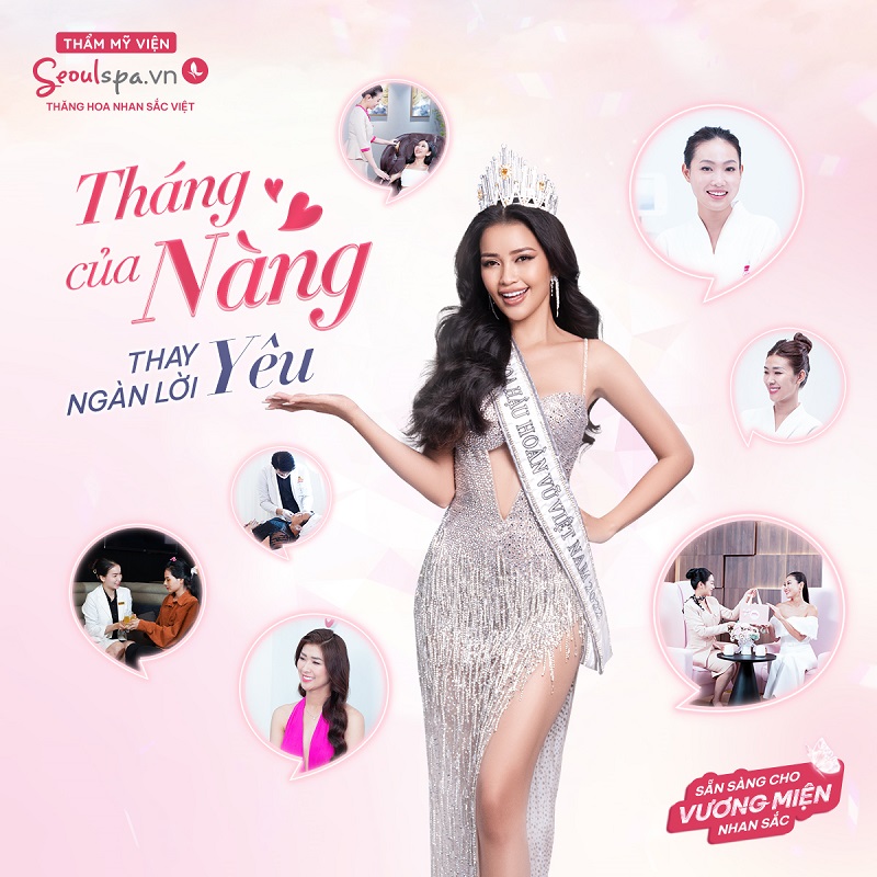 Tháng của nàng Thẩm mỹ viện SeoulSpa.Vn thay ngàn lời yêu bằng những ưu đãi dịch vụ cực HOT