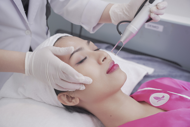 Bác sĩ trực tiếp thực hiện liệu trình cho khách hàng tại SeoulSpa.Vn