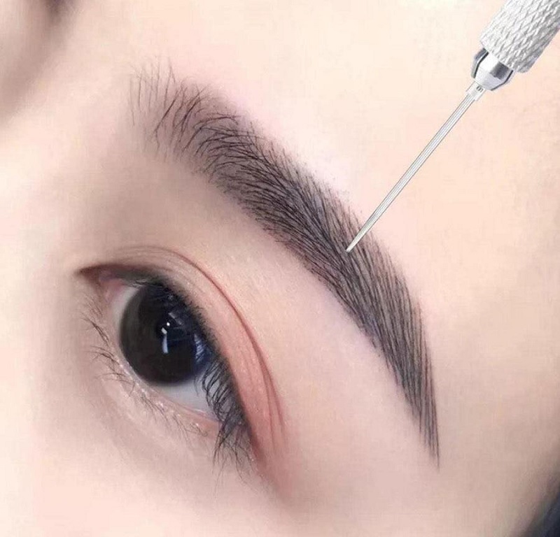 Đối với cách phun xăm, điêu khắc thẩm mỹ