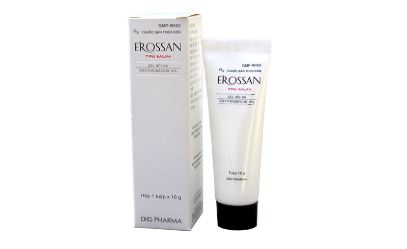 Kem trị mụn Erossan được sản xuất bởi Công ty Cổ phần Dược Hậu Giang